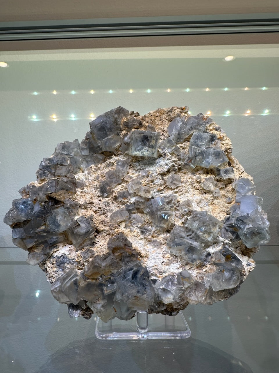 Blue Fluorite on Matrix 1.8 kg – Minerals