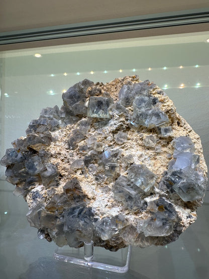 Blue Fluorite on Matrix 1.8 kg – Minerals