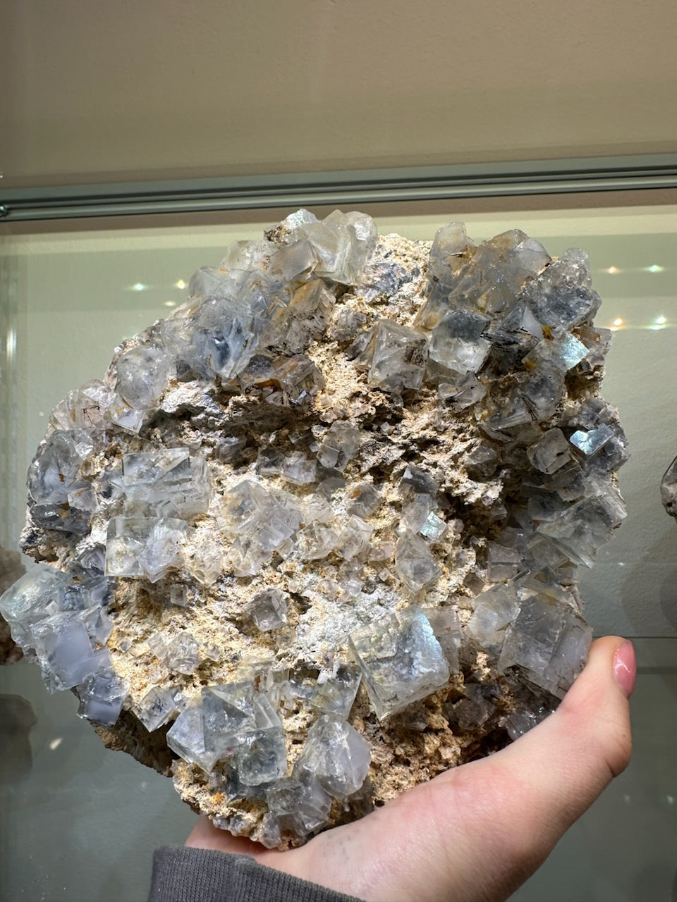 Blue Fluorite on Matrix 1.8 kg – Minerals