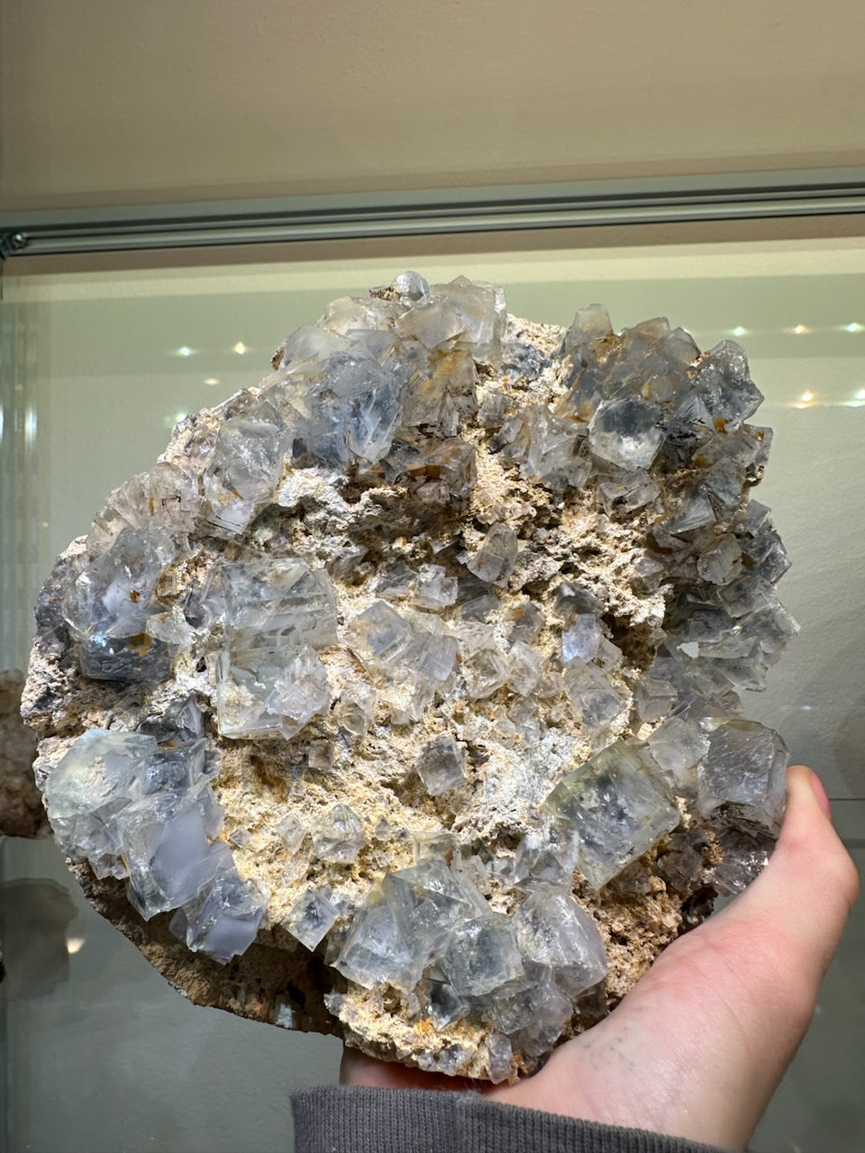Blue Fluorite on Matrix 1.8 kg – Minerals