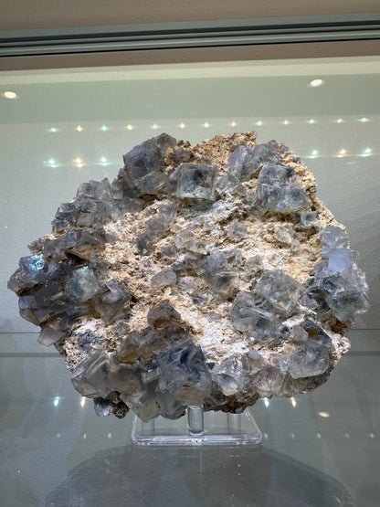 Blue Fluorite on Matrix 1.8 kg – Minerals