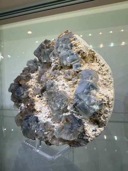 Blue Fluorite on Matrix 1.8 kg – Minerals