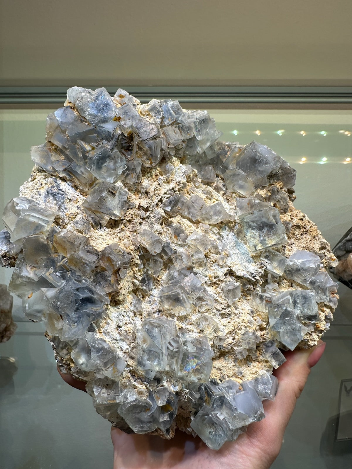 Blue Fluorite on Matrix 1.8 kg – Minerals