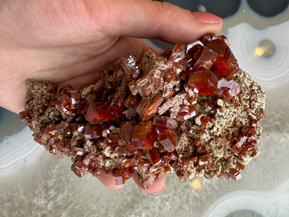 Vanadinite Cluster from Mibladen, Morocco – Minerals