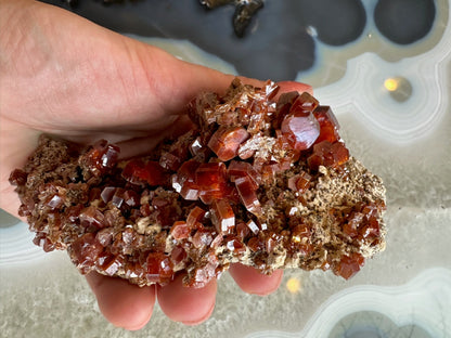 Vanadinite Cluster from Mibladen, Morocco – Minerals