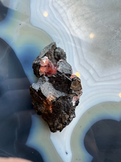 Rhodochrosite Gems on Matrix from Brazil – Minerals