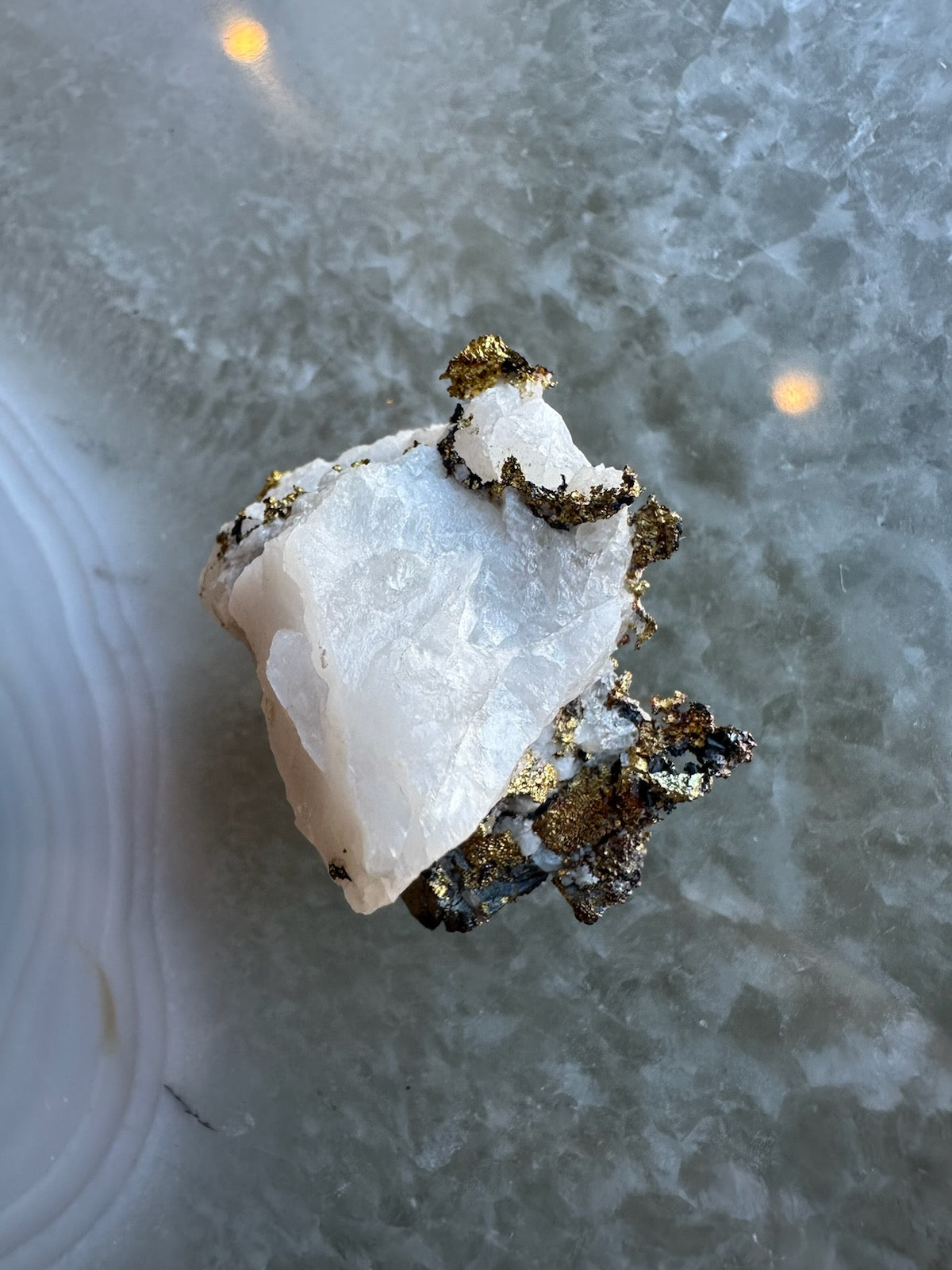 Crystalline Gold with Arsenopyrite on Quartz Sierra Co., Alleghany, California – Minerals