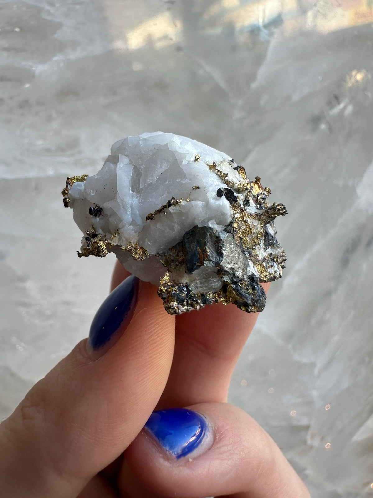 Crystalline Gold with Arsenopyrite on Quartz Sierra Co., Alleghany, California – Minerals