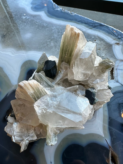 Blue Indicolite Tourmaline on Matrix from Nuristan, Afghanistan – Minerals