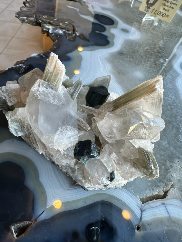 Blue Indicolite Tourmaline on Matrix from Nuristan, Afghanistan – Minerals