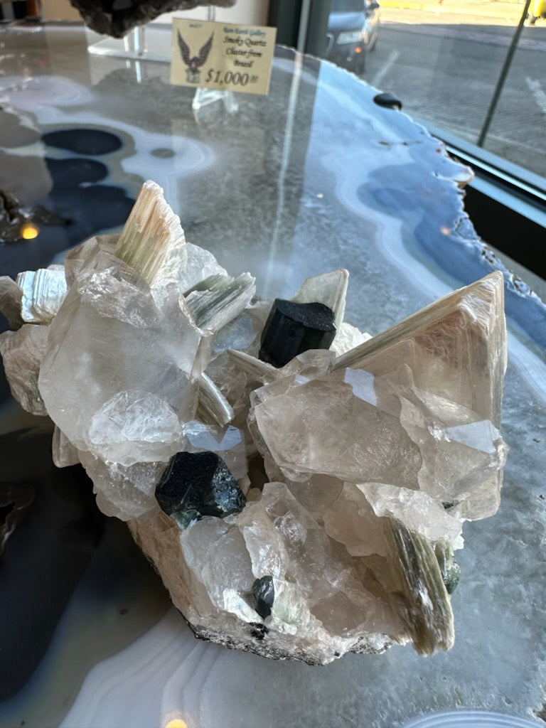 Blue Indicolite Tourmaline on Matrix from Nuristan, Afghanistan – Minerals