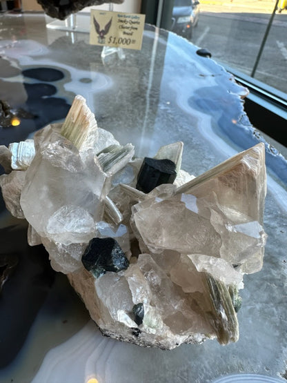 Blue Indicolite Tourmaline on Matrix from Nuristan, Afghanistan – Minerals