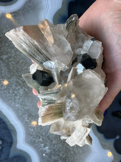 Blue Indicolite Tourmaline on Matrix from Nuristan, Afghanistan – Minerals