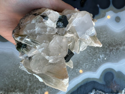 Blue Indicolite Tourmaline on Matrix from Nuristan, Afghanistan – Minerals
