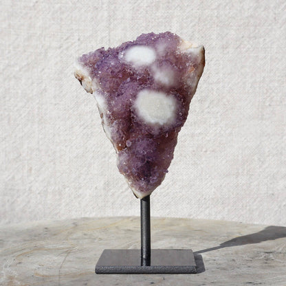 Amethyst Fragment on Stand | Lavender Quartz Geode Display