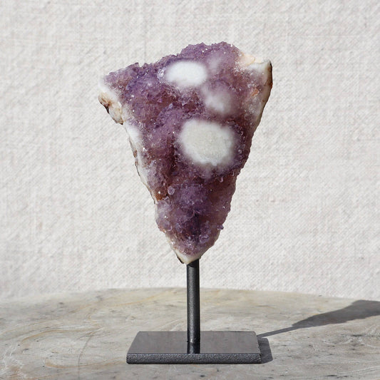 Amethyst Fragment on Stand | Lavender Quartz Geode Display