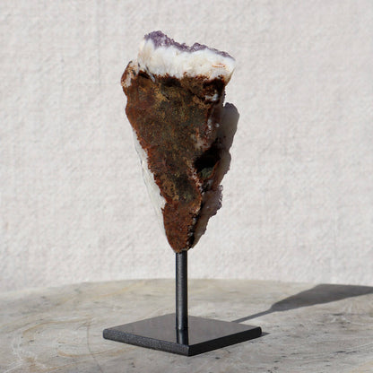 Amethyst Fragment on Stand | Lavender Quartz Geode Display
