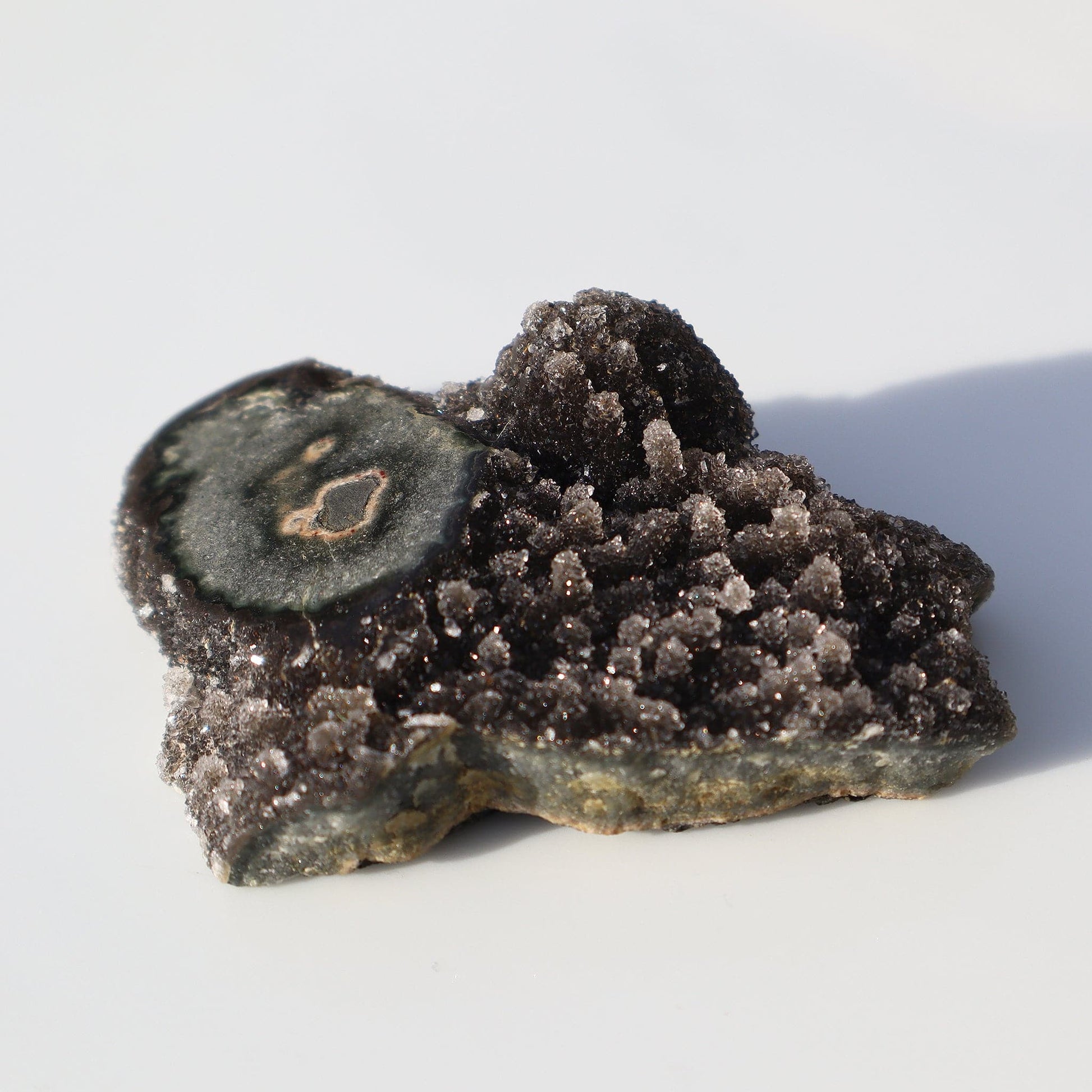 Rare Druzy Amethyst Stalactite Fragment from Uruguay &nbsp; – amethyst fragment