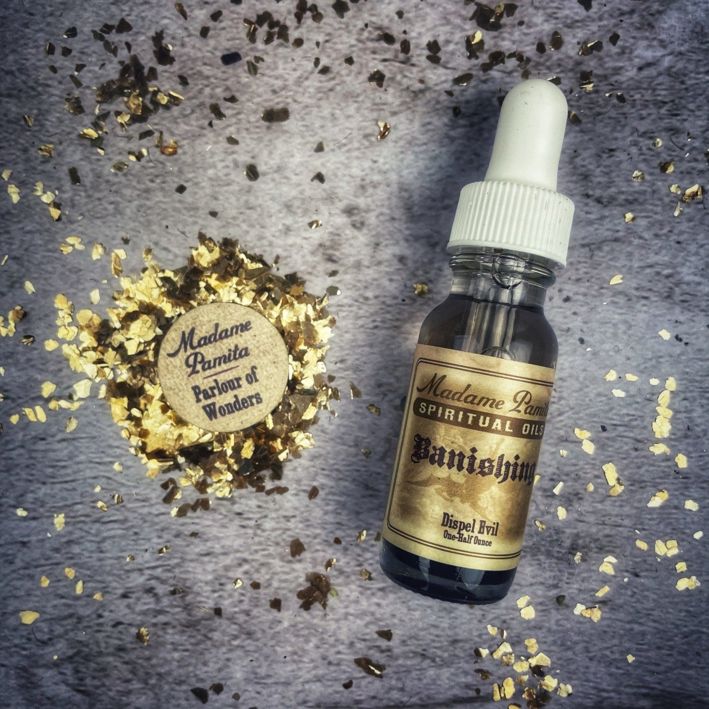 Banishing Oil – Ritual Anointing Blend for Protection & Energy Clearing –