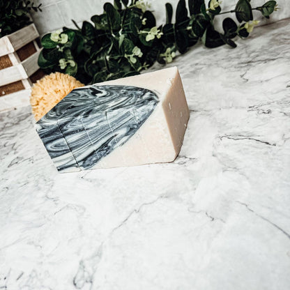 Activated Charcoal, Patchouli and Sandalwood - handmade soap