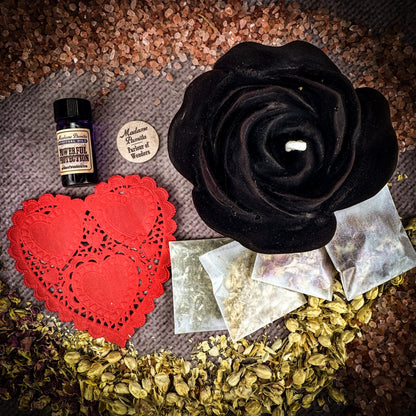 Romance Candle Spell Kit – Ritual Set for Love & Passion