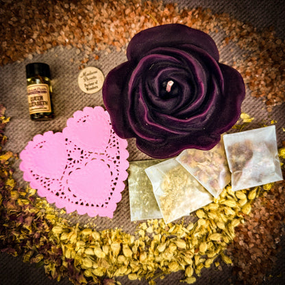 Romance Candle Spell Kit – Ritual Set for Love & Passion