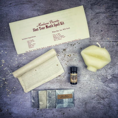 Shut Your Mouth Spell Kit – White (Cleanse Harmful Speech)