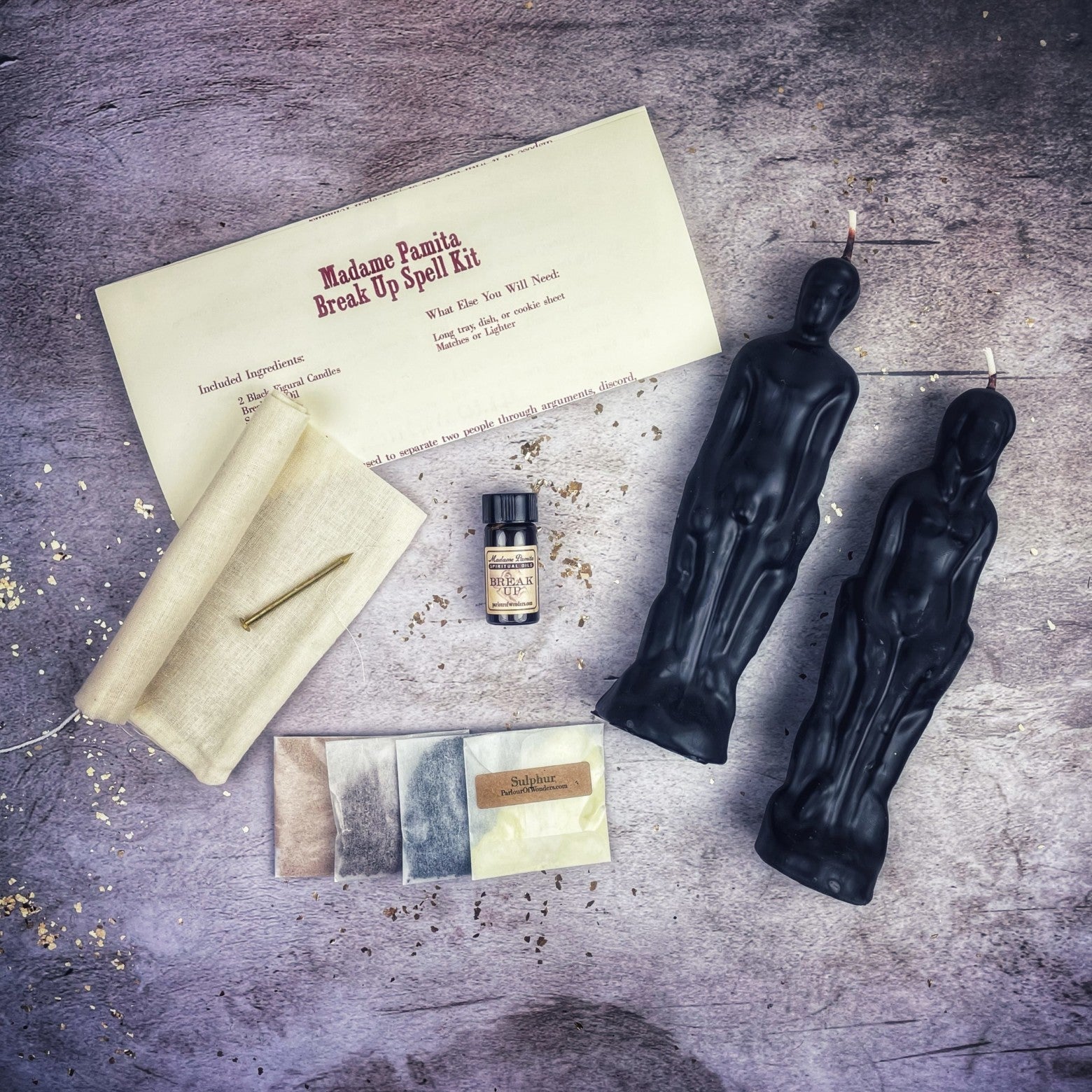 Break Up Candle Spell Kit - Female/Male –
