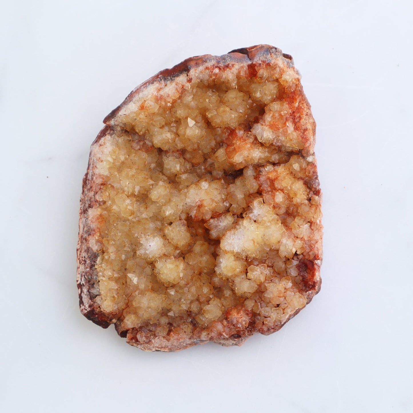 CITRINE DRUZY FLOWERS – Citrine Quartz Cluster Fragment