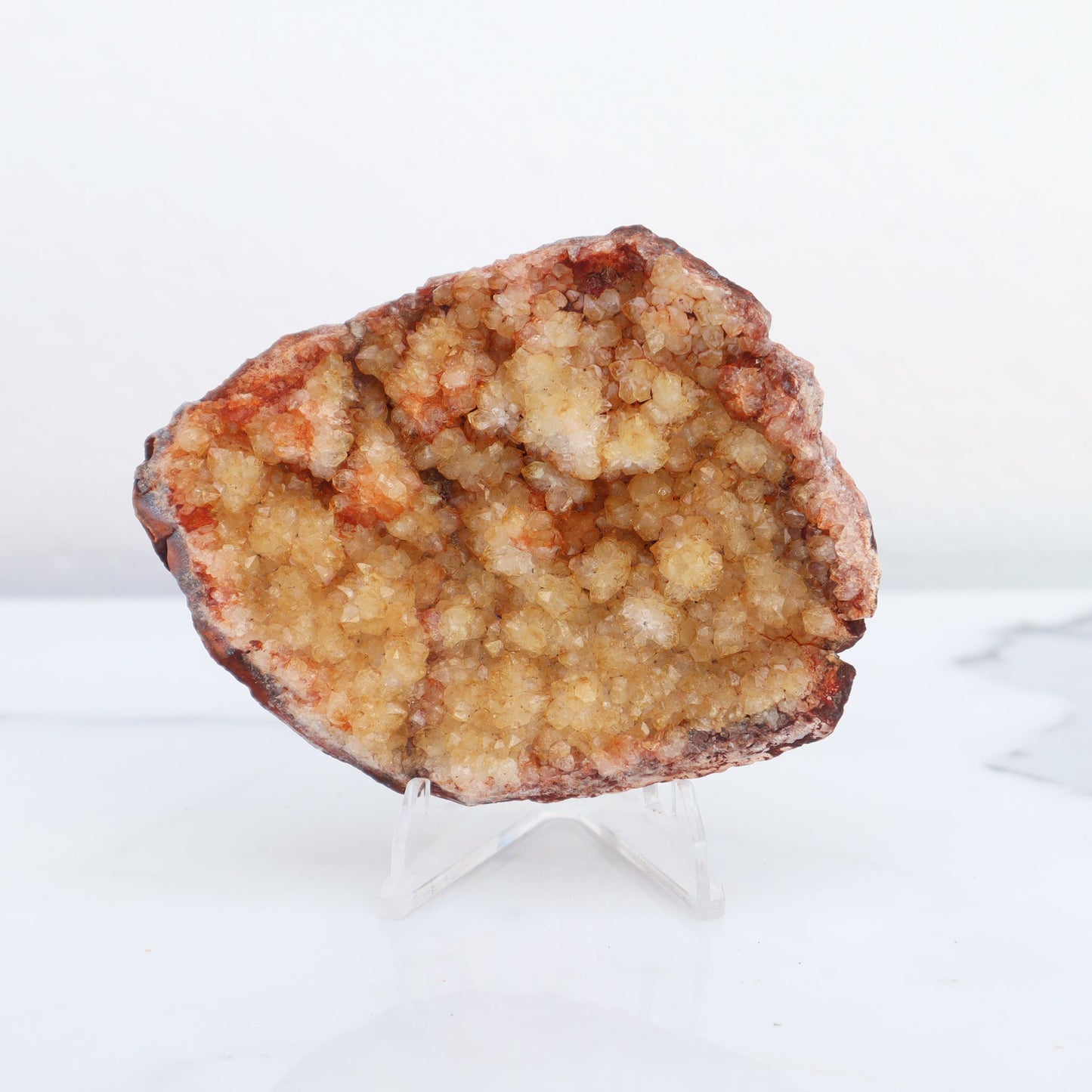 CITRINE DRUZY FLOWERS – Citrine Quartz Cluster Fragment