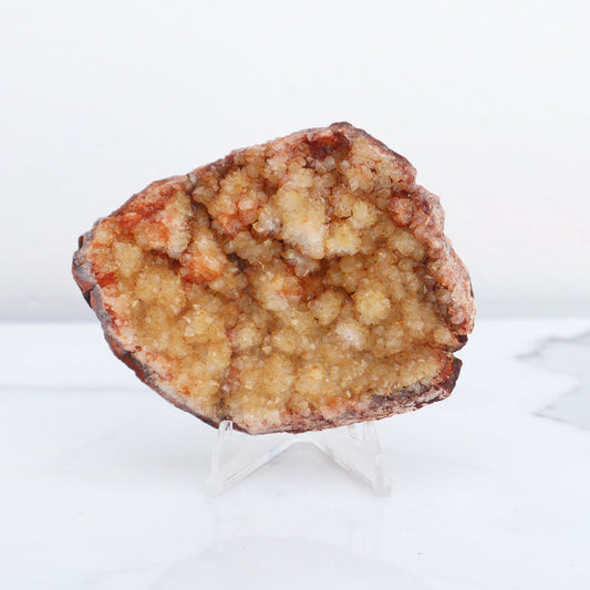 CITRINE DRUZY FLOWERS – Citrine Quartz Cluster Fragment