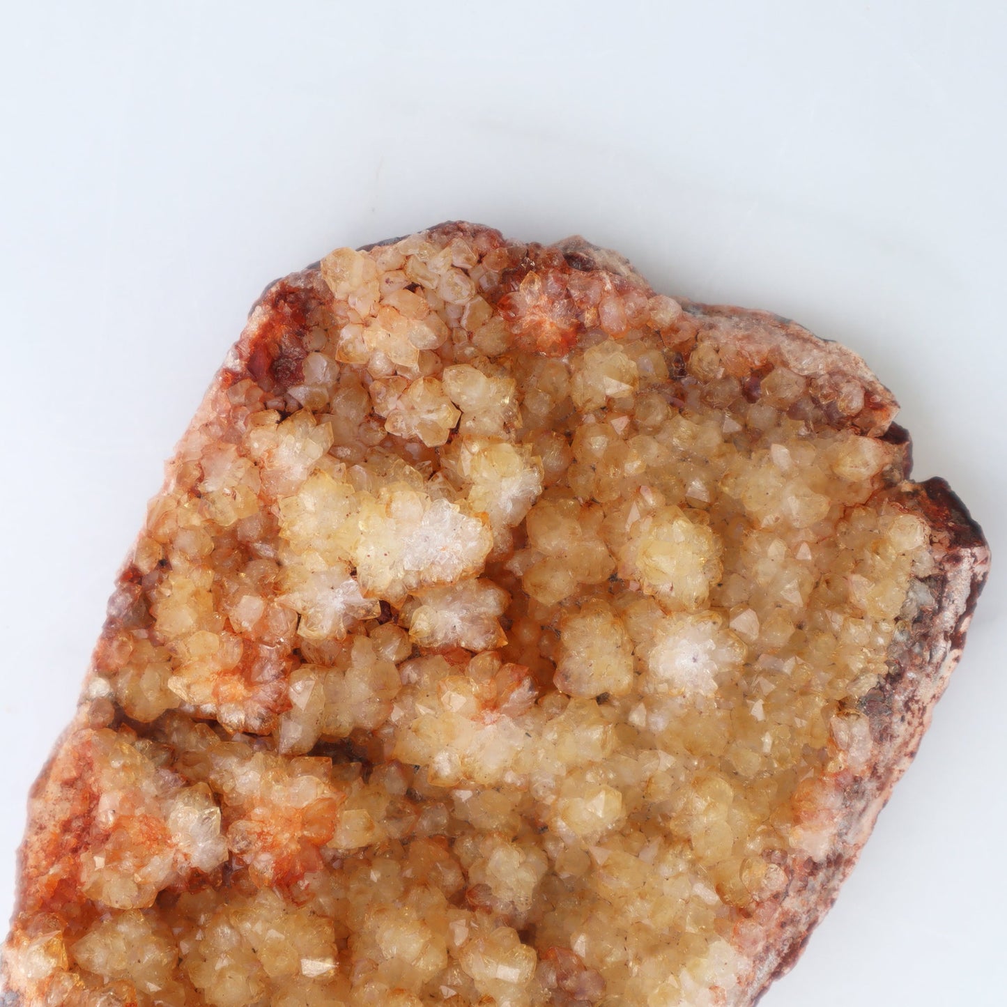 CITRINE DRUZY FLOWERS – Citrine Quartz Cluster Fragment