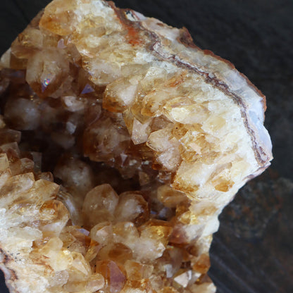 AMBER CITRINE – Citrine Quartz Cluster Fragment