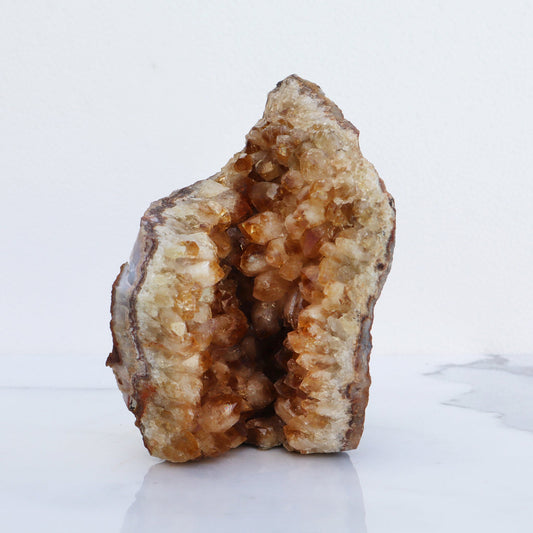 AMBER CITRINE – Citrine Quartz Cluster Fragment