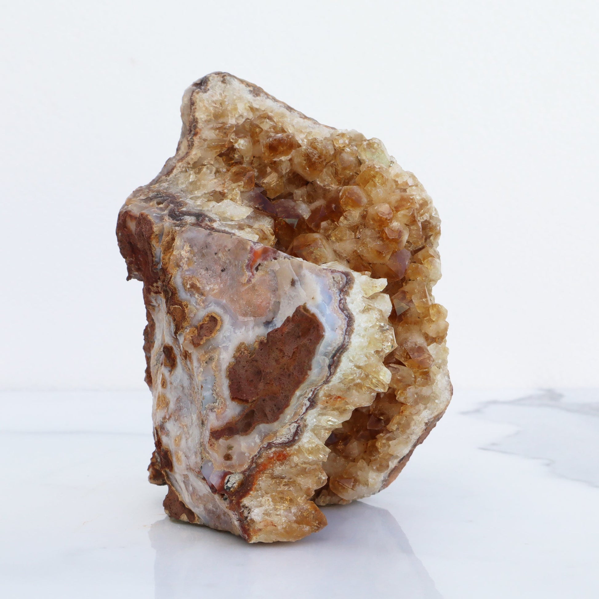 AMBER CITRINE – Citrine Quartz Cluster Fragment