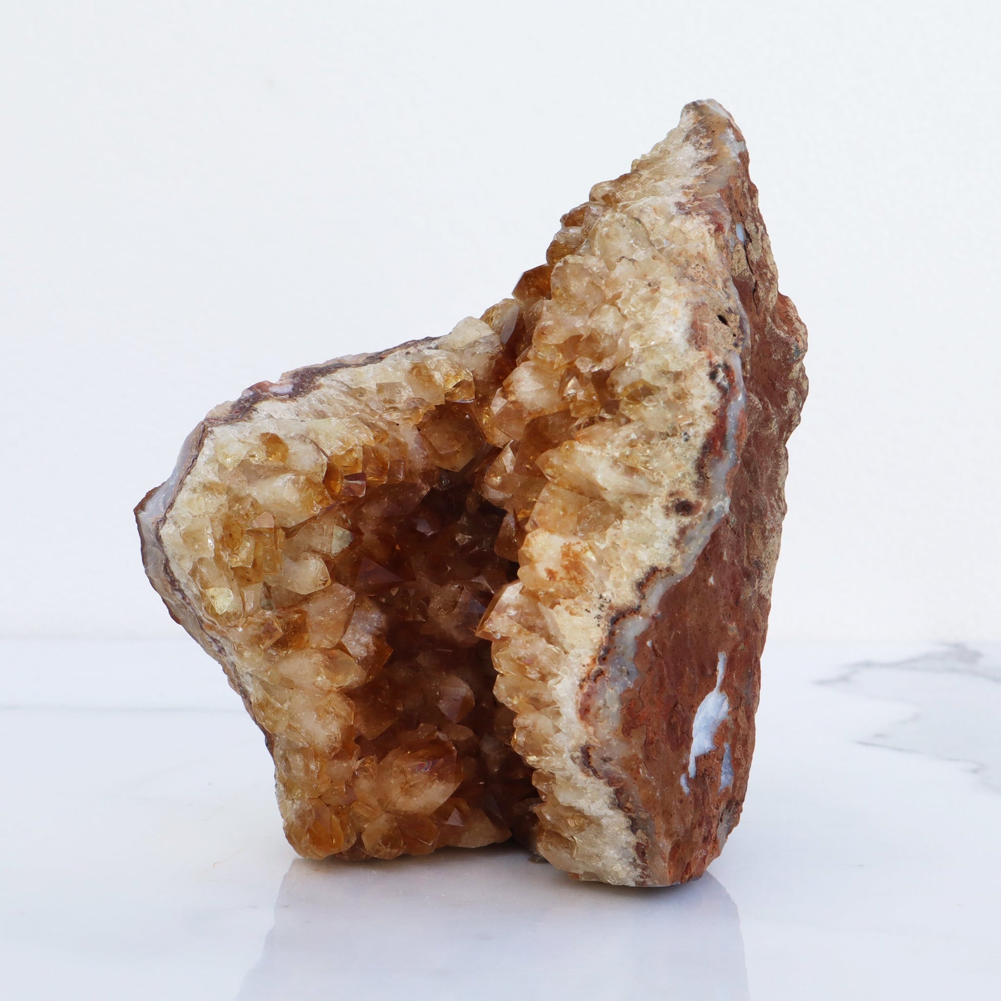 AMBER CITRINE – Citrine Quartz Cluster Fragment