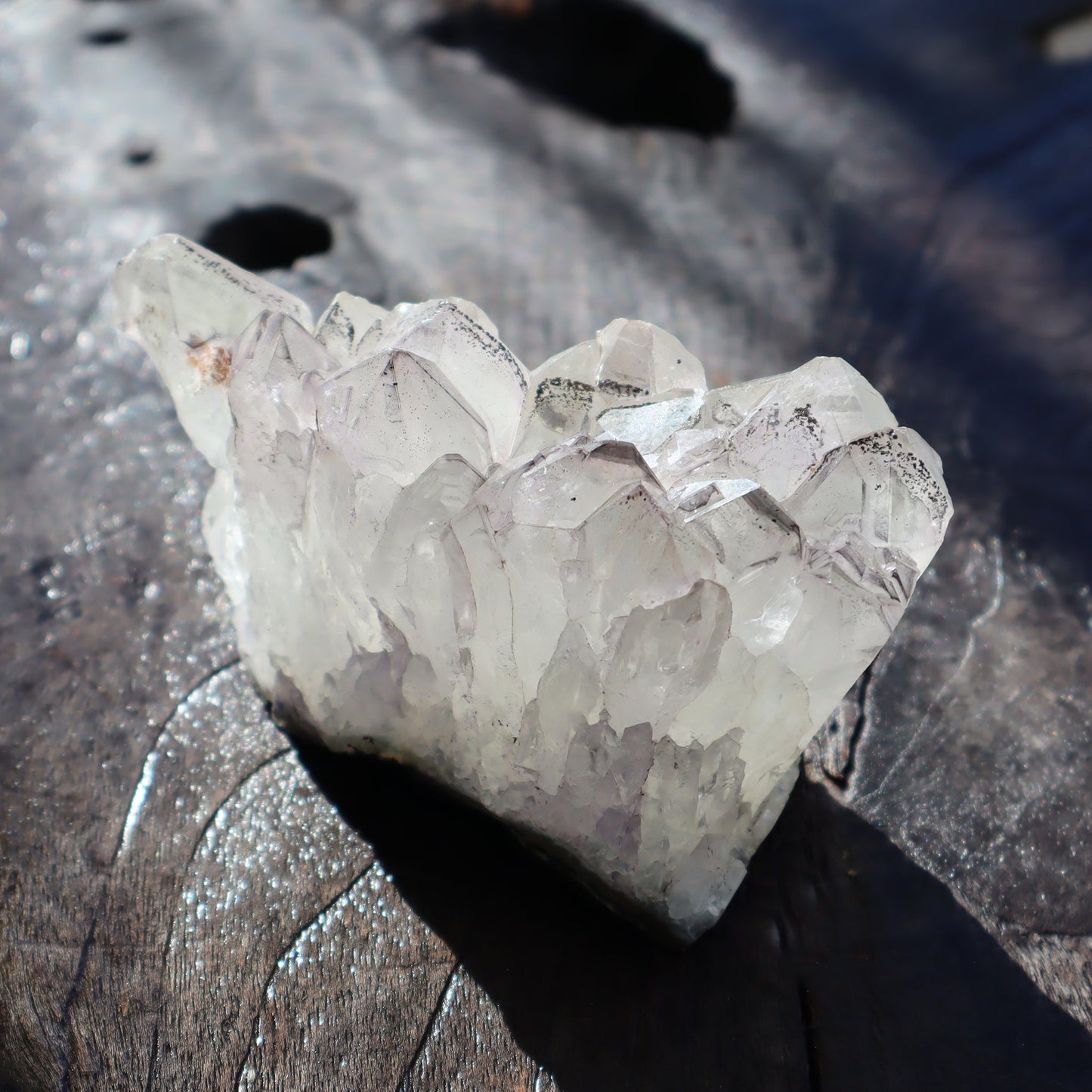 Black Goethite Points – Rare Quartz Geodes
