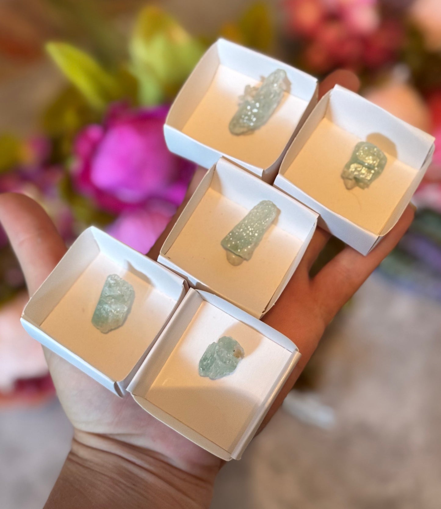 Etched Aquamarine Specimens from Brazil – 2.00-2.99 grams