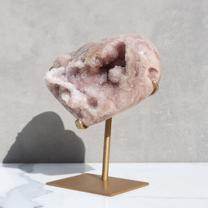 Pink Amethyst Heart Geode