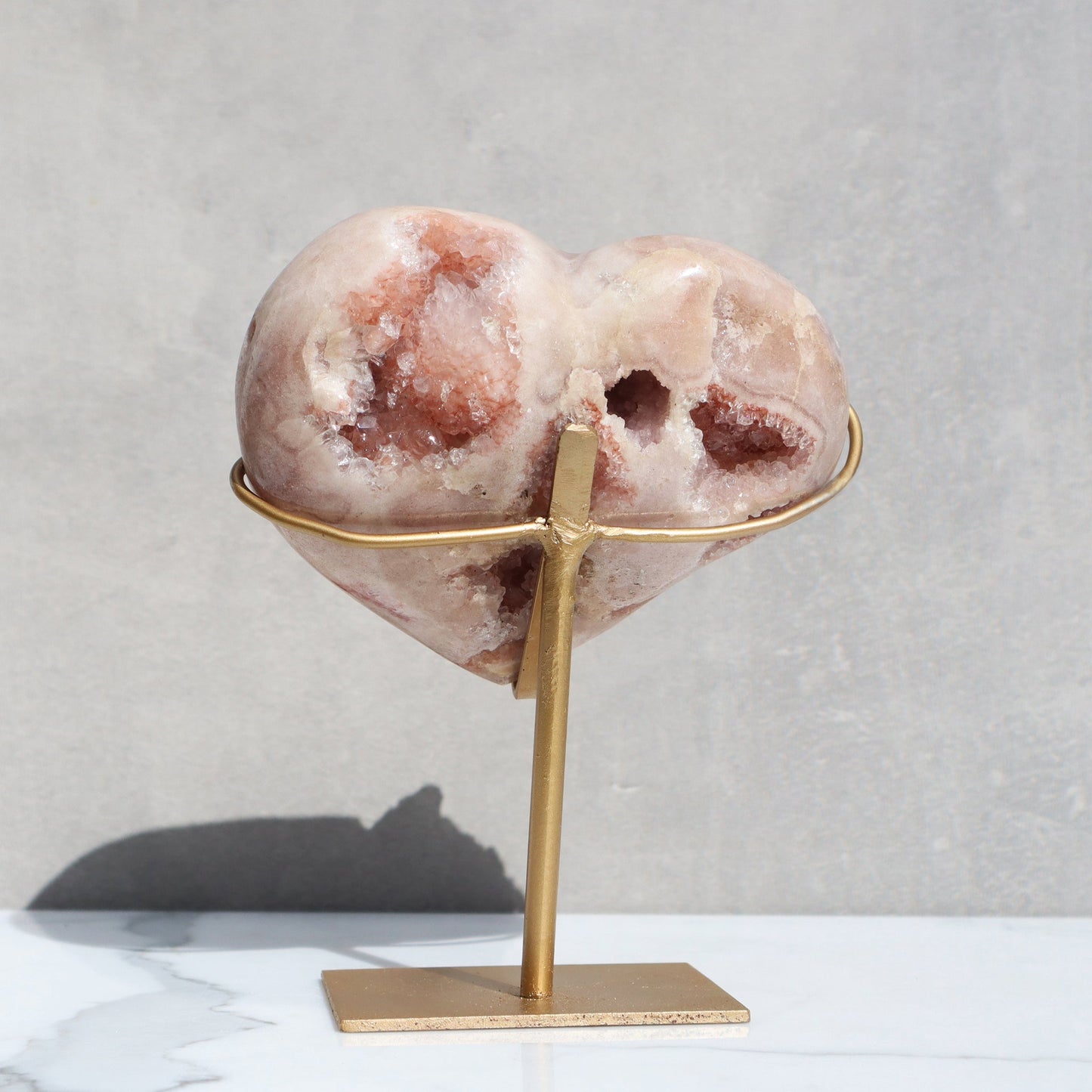 Pink Amethyst Heart Geode