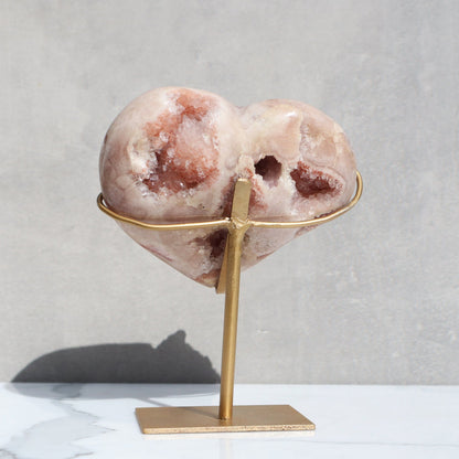 Pink Amethyst Heart Geode