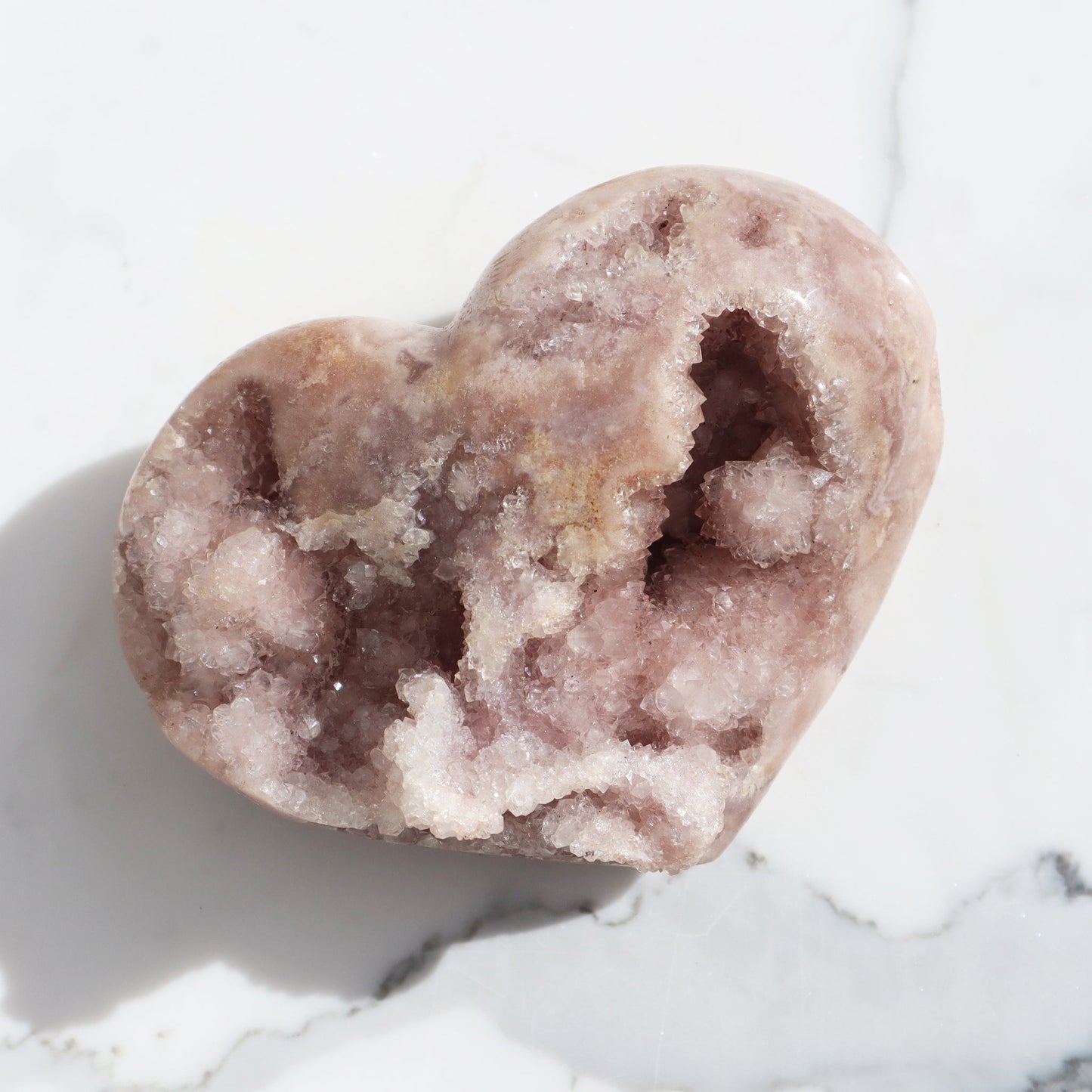 Pink Amethyst Heart Geode
