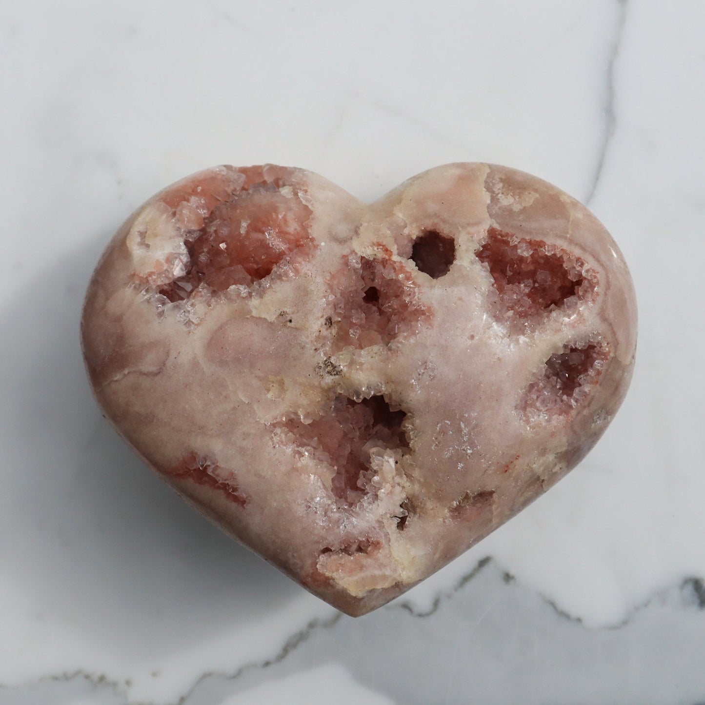 Pink Amethyst Heart Geode