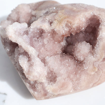 Pink Amethyst Heart Geode