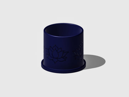 Lotus Flower Planter with Drainage | 3D-Printed Plant Pot