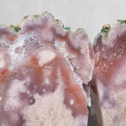 Pink Amethyst Geode Slab of Rustic Back – Pink Amethyst Geode