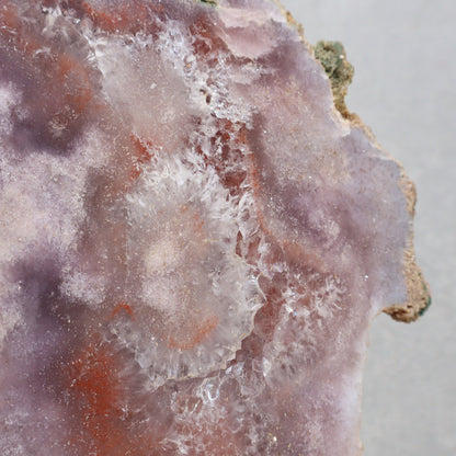 Pink Amethyst Geode Slab of Rustic Back – Pink Amethyst Geode