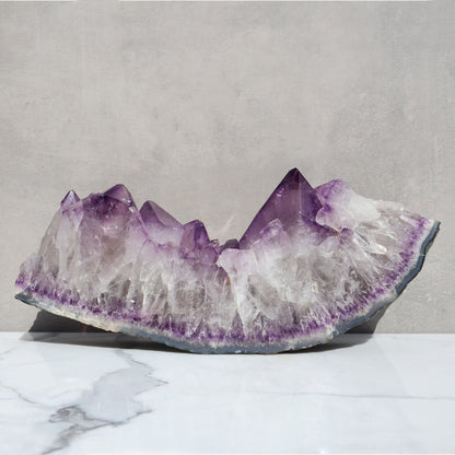 Rugged Crown Slice – Rare Quartz Geodes
