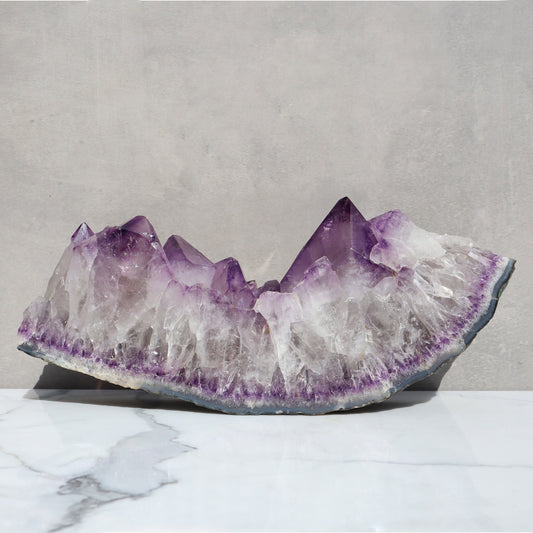 Rugged Crown Slice – Rare Quartz Geodes