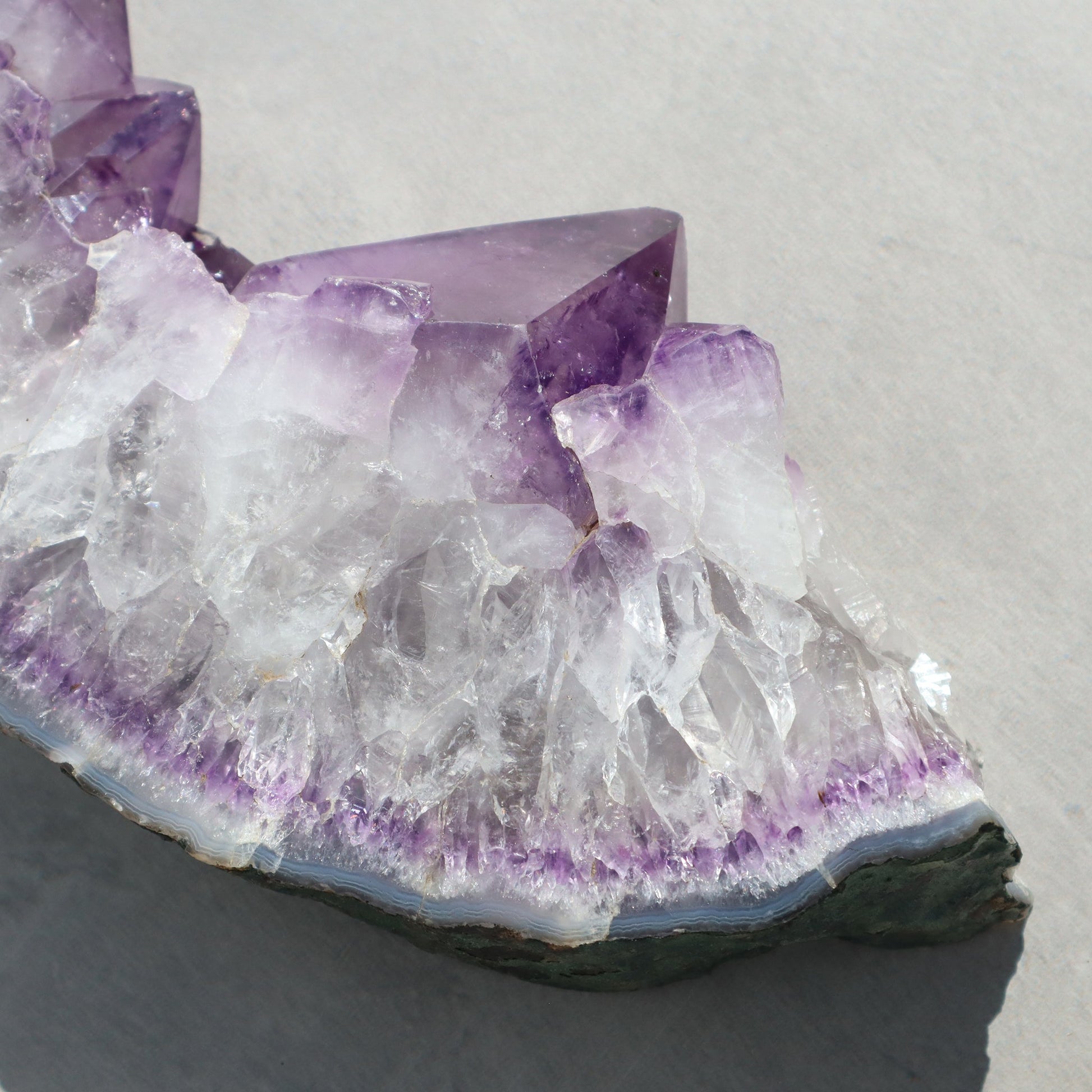 Rugged Crown Slice – Rare Quartz Geodes